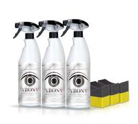 Sisbrill Ybony, Rénove, répare et restaure Les Plastiques détériorés ou blanchâtres - Ravive Les pneus - Apporte Un Ultra-Brillant - Résiste à la Pluie - Pack 3