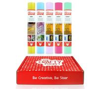 Siser Crafty Pocket Pastel - Vinyle thermocollant pour personnaliser les tissus, compatible avec toutes les machines de découpe - Kit comprenant 5 rouleaux de 30 x 50 cm aux couleurs pastel