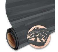 Siser Easy Puff HTV 30 x 3 m - Vinyle de transfert thermique bouffant (noir) - Compatible avec les cutters Siser, Cricut et Silhouette - Certifié CPSIA