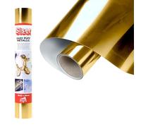 Siser Easy Puff Metallic - Vinyle thermocollant Gold 50 x 30 cm, flex de découpe à effet 3D avec finition métallisée, compatible avec les machines de découpe