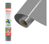 Siser Easy Puff - Vinyle thermocollant Gris 50 x 30 cm, flex de découpe à effet 3D, compatible avec les machines de découpe