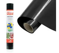 Siser Easy Puff - Vinyle thermocollant Noir 50 x 30 cm, flex de découpe à effet 3D, compatible avec les machines de découpe