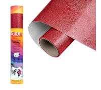 Siser EasyPSV Glitter - Vinyle adhésif permanent pailleté, Brick Red, 150 x 30 cm, pour personnaliser des objets et des surfaces rigides, compatible avec les machines de découpe