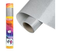 Siser selbstklebende Glitzerfolie Largeur de coupe 30 cm Argent brillant