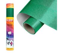 Siser EasyPSV Glitter - Vinyle adhésif permanent pailleté, Emerald Envy, 150 x 30 cm, pour personnaliser des objets et des surfaces rigides, compatible avec les machines de découpe