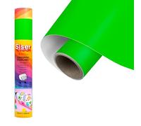 Siser EasyPSV Starling - Film adhésif permanent 150 x 30 cm Vert Brillant 1 unité, Pour personnaliser des objets et des surfaces rigides, Compatible avec traceur de découpe, Résiste au lave-vaisselle