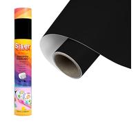 Siser EasyPSV Starling - Film adhésif permanent Noir Matt 150 x 30 cm, Pour personnaliser des objets et des surfaces rigides, Compatible avec traceur de découpe, Résiste au lave-vaisselle