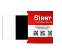 Siser® EasyWeed® Blanc & Noir - 12 feuilles 30x30cm. Vinyle thermocollant pour tissus. Certifié VeganOk et Oeko-Tex Standard 100.