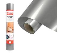 Siser® EasyWeed® Extra Argent, 30 cm x 0,5 m, vinyle thermocollant pour personnaliser le nylon, le cuir et les tissus traités