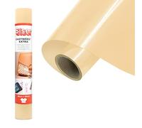Siser® EasyWeed® Extra Crème, 30 cm x 0,5 m, vinyle thermotransférable pour personnaliser nylon, cuir, tissus traités