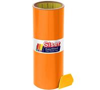 Siser Easyweed Graphic Vêtements transfert de chaleur en vinyle Wrap 30,5 x 38,1 cm Drap Plus Jaune multi-usages pour raclette 12" x 15" Orange