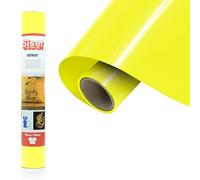 Siser® EasyWeed® Jaune Fluo, 30cm x 1mt, Film thermocollant à transfert thermique pour personnaliser les textiles, loisirs créatifs, certifié VeganOk et Oeko-Tex Standard 100 classe I