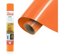 Siser® EasyWeed® Orange fluo, 30cm x 1mt, Film thermocollant à transfert thermique pour personnaliser les textiles, loisirs créatifs, certifié VeganOk et Oeko-Tex Standard 100 classe I