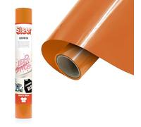 SISER EcoStretch Orange, 30 cm x 0,5 m, vinyle thermotransférable thermocollant pour la personnalisation des vêtements et des vêtements de sport, matériel de loisirs créatifs