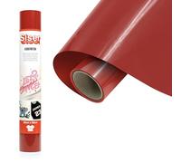 Siser EcoStretch Red, 30 cm x 0,5 m, vinyle thermocollant élastique et polyvalent pour la personnalisation des tissus et des vêtements de sport, facile à découper