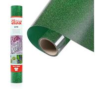 Siser® Glitter Grass, 30 cm x 0,5 m, vinyle thermotransférable thermocollant pailleté pour la personnalisation des tissus, vêtements et accessoires, loisirs créatifs, facile à couper