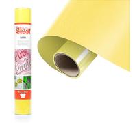Siser® Glitter Lemon Sugar, 30 cm x 0,5 m, vinyle thermotransférable thermocollant pailleté pour la personnalisation des tissus, vêtements et accessoires, loisirs créatifs, facile à couper