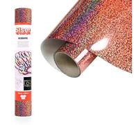 Siser Holographic Gold Orange, 30 cm x 0,5 m, vinyle thermocollant holographique pour la personnalisation de tissus, vêtements et accessoires, loisirs créatifs, facile à découper