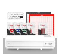 Siser Juliet® Pack Essentiel - Plotter de Découpe avec Lames, Pointes, Tapis et Abonnement Leonardo™ Pro Inclus - Pour Film Thermocollant, Vinyle Adhésif, Papier, Carton et Autres Matériaux