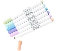 Siser Marqueurs de sublimation Pastel Pack. Lot de 6 marqueurs à pointe ronde pour les loisirs créatifs. Compatibles avec les machines de decoupe.