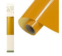 Siser Pure HT - Vinyle thermocollant compostable Aamber Yellow 50 x 30 cm, flex de découpe compatible avec les machines de découpe