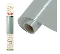Siser Pure HT - Vinyle thermocollant compostable Stone Grey 50 x 30 cm, flex de découpe compatible avec les machines de découpe