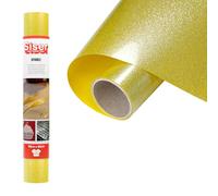 Siser Sparkle ButtercupYellow, 30 cm x 0,5 m, vinyle thermocollant à effet pailleté brillant pour la personnalisation de tissus, vêtements et accessoires, loisirs créatifs, facile à découper