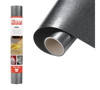 Siser Sparkle Midnight Black, 30 cm x 0,5 m, vinyle thermocollant à effet pailleté brillant pour la personnalisation de tissus, vêtements et accessoires, loisirs créatifs, facile à découper