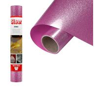 Siser Sparkle Perfect Pink, 30 cm x 0,5 m, vinyle thermocollant à effet pailleté brillant pour la personnalisation de tissus, vêtements et accessoires, loisirs créatifs, facile à découper