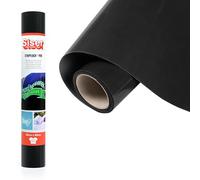 Siser Stripflock PRO Black, 30 cm x 0,5 m, vinyle thermocollant floqué pour la personnalisation de tissus, vêtements et accessoires, loisirs créatifs, facile à découper