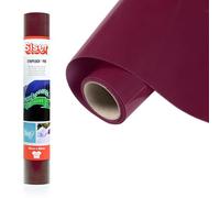 Siser Stripflock PRO Bordeaux, 30 cm x 0,5 m, vinyle thermocollant floqué pour la personnalisation de tissus, vêtements et accessoires, loisirs créatifs, facile à découper