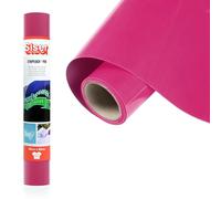 Siser Stripflock PRO Fluo Pink, 30 cm x 0,5 m, vinyle thermocollant floqué pour la personnalisation de tissus, vêtements et accessoires, loisirs créatifs, facile à découper