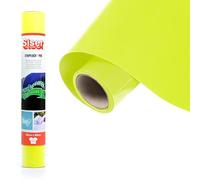 Siser Stripflock PRO Fluo Yellow, 30 cm x 0,5 m, vinyle thermocollant floqué pour la personnalisation de tissus, vêtements et accessoires, loisirs créatifs, facile à découper
