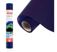 Siser Stripflock PRO Navy Blue, 30 cm x 0,5 m, vinyle thermocollant floqué pour la personnalisation de tissus, vêtements et accessoires, loisirs créatifs, facile à découper
