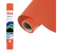 Siser Stripflock PRO Orange, 30 cm x 0,5 m, vinyle thermocollant floqué pour la personnalisation de tissus, vêtements et accessoires, loisirs créatifs, facile à découper