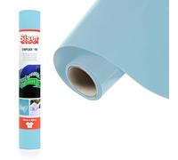 Siser Stripflock PRO Pale Blue, 30 cm x 0,5 m, vinyle thermocollant floqué pour la personnalisation de tissus, vêtements et accessoires, loisirs créatifs, facile à découper