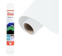 Siser Stripflock PRO White, 30 cm x 0,5 m, vinyle thermocollant floqué pour la personnalisation de tissus, vêtements et accessoires, loisirs créatifs, facile à découper