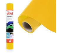 Siser Stripflock PRO Yellow, 30 cm x 0,5 m, vinyle thermocollant floqué pour la personnalisation de tissus, vêtements et accessoires, loisirs créatifs, facile à découper