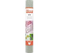 Siser Glitter Silver, 30 cm x 0,5 m, vinyle thermocollant pailleté pour la personnalisation de tissus, vêtements et accessoires, loisirs créatifs, facile à découper
