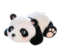 SiSfeL Panda en Peluche Jouet Animal Mignon Doux pour Enfants Garçons Filles Fans Cadeaux, 25 cm