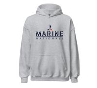 SISIDSI DSGN Sweat Adulte Marine Nationale - Style Militaire et Marin, pour passionnés de la mer, Esprit Naval et défense française