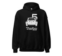 SISIDSI DSGN Sweat Voiture Turbo Vintage - Style Rallye des années 80, pour passionnés d’Automobile Classique et de bolides légendaires