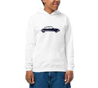 SISIDSI DSGN Sweatshirt Enfant Requin DS Voiture Classique Française Vintage Véhicule Légendaire Icône Automobile Design Rétro De Luxe