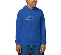 SISIDSI DSGN Sweatshirt Enfant Requin DS Voiture Classique Française Vintage Véhicule Légendaire Icône Automobile Design Rétro De Luxe