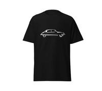 SISIDSI DSGN T-Shirt Adulte Requin DS La Déesse Voiture Classique Française Légende Automobile Véhicule Rétro Icône du Design Moteur