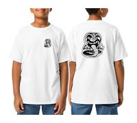 SISIDSI DSGN T-Shirt Enfant Karaté Dojo Arts Martiaux Années 80 Style Rétro Design Serpent Inspiré de Rivalité Classique de Film