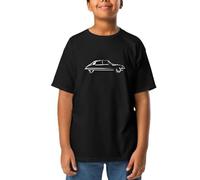 SISIDSI DSGN T-Shirt Enfant Requin DS La Déesse Voiture Classique Française Icône Automobile De Luxe du XXE Siècle Design Rétro