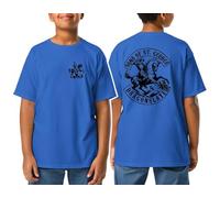 SISIDSI DSGN T-Shirt Enfant Saint Georges Tueur de Dragon, Protecteur National, Foi et Légende