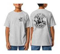 SISIDSI DSGN T-Shirt Enfant Saint Georges Tueur de Dragon, Protecteur National, Foi et Légende