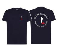 SISIDSI DSGN T-Shirt Marine Nationale Française, Forces armées, vêtements Militaires, Bateau de Guerre, Marin, Soldat, Marine de Guerre